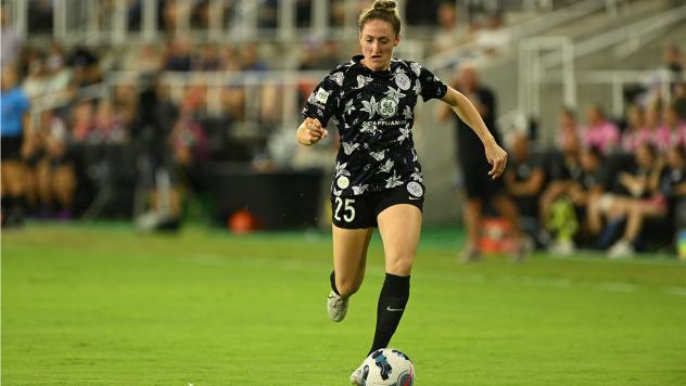 Racing Louisville FC's Betsy Huckaby in action