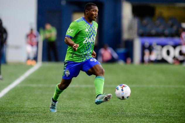 Seattle Sounders FC defender Jimmy Medranda