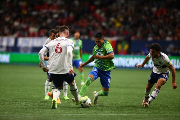 Seattle Sounders FC versus Vancouver Whitecaps