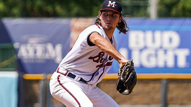 Mississippi Braves pitcher Dylan Dodd