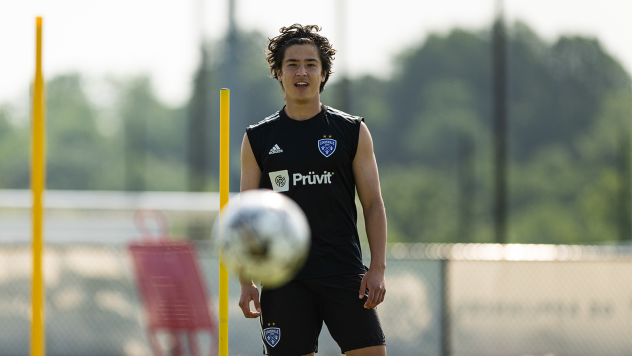 Louisville City FC defender Owen Damm
