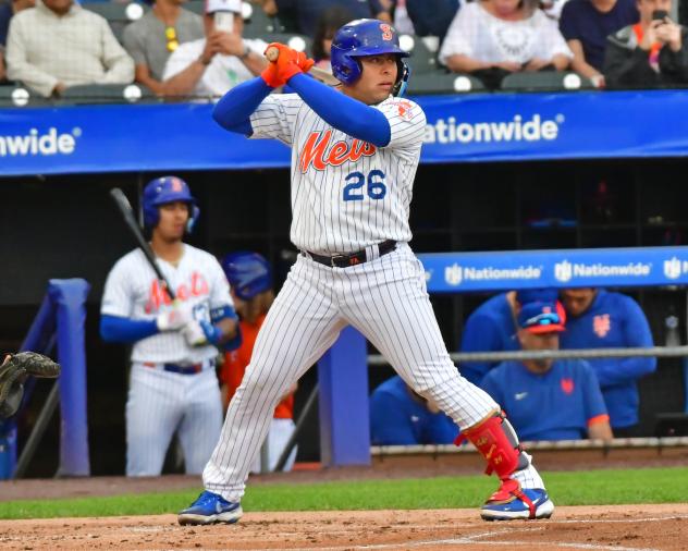 Syracuse Mets' Francisco Alvarez at bat