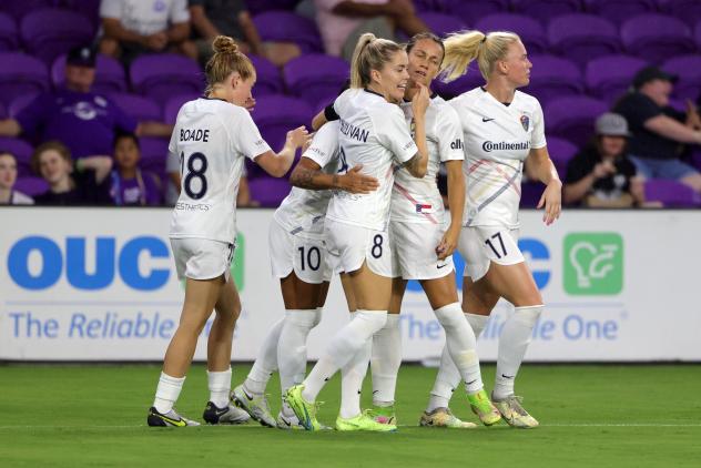 North Carolina Courage on the field