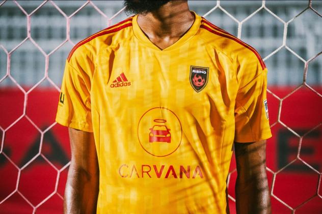 Phoenix Rising FC gold jerseys