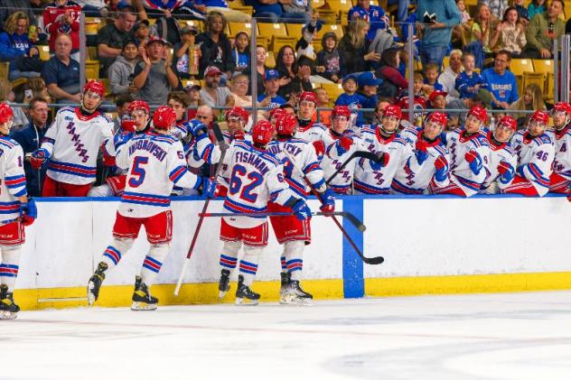 Kitchener Rangers celebrate win