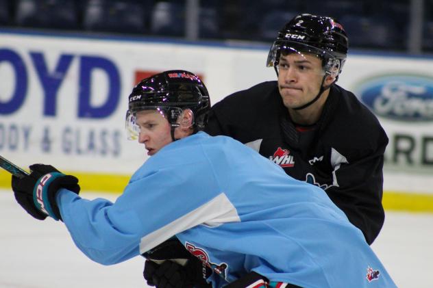 Kelowna Rockets in training