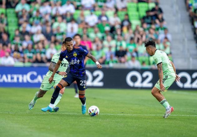 Seattle Sounders FC midfielder Léo Chú vs. Austin FC