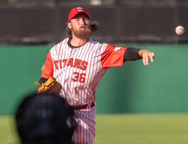 Ottawa Titans' Chris Burica in action