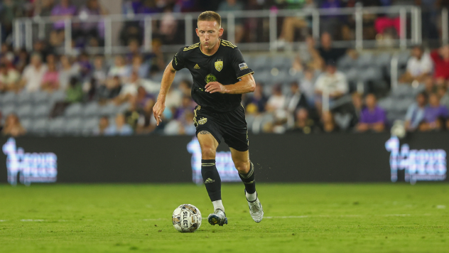 Louisville City FC with possession