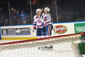 Belleville Sens Earn Point in Overtime Loss to Amerks