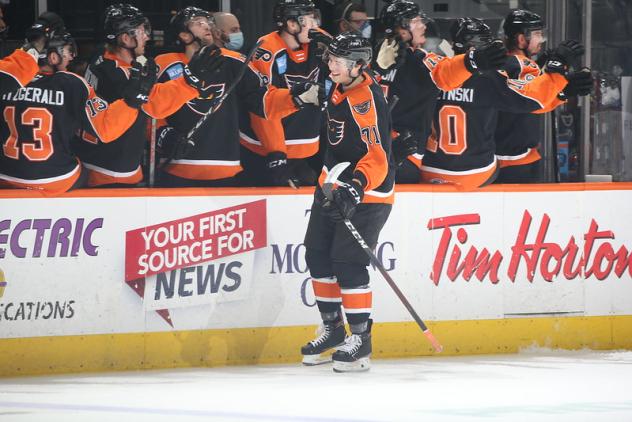 Lehigh Valley Phantoms right wing Tyson Foerster