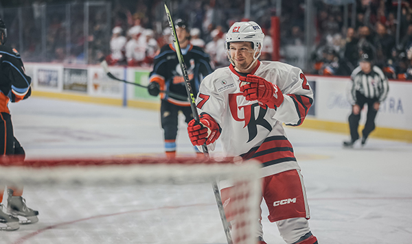 Grand Rapids Griffins' Austin Czarnik on the ice