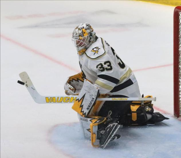 Wheeling Nailers goaltender Taylor Gauthier