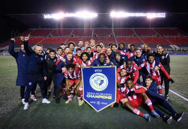 Atlético Ottawa Celebrate As Regular Season Champions