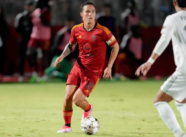 Phoenix Rising's Luis Manuel Seijas in action