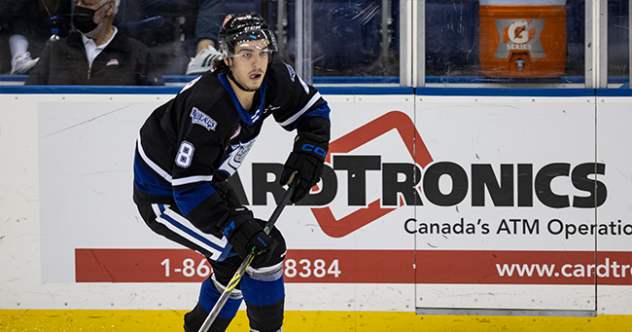 Victoria Royals' Kalem Parker in action