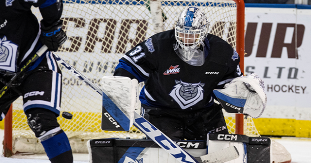 Victoria Royals goaltender Tyler Palmer