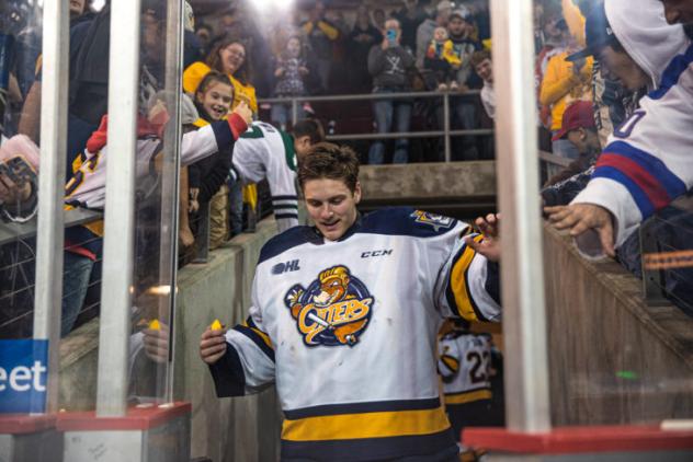 Erie Otters enter the ice for their home opener