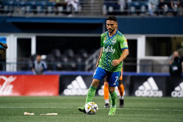 Seattle Sounders FC midfielder Cristian Roldan