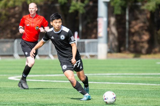 Midfielder Sota Kitahara with Tacoma Defiance