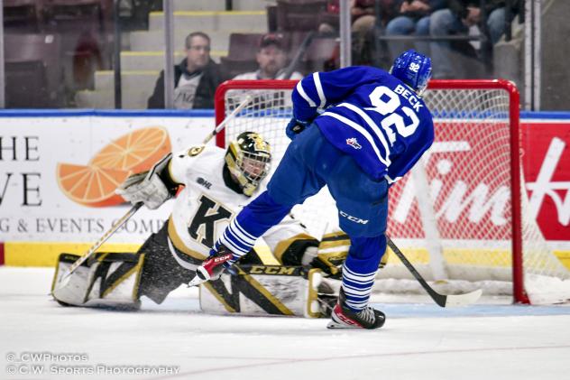 Mississauga Steelheads centre Owen Beck