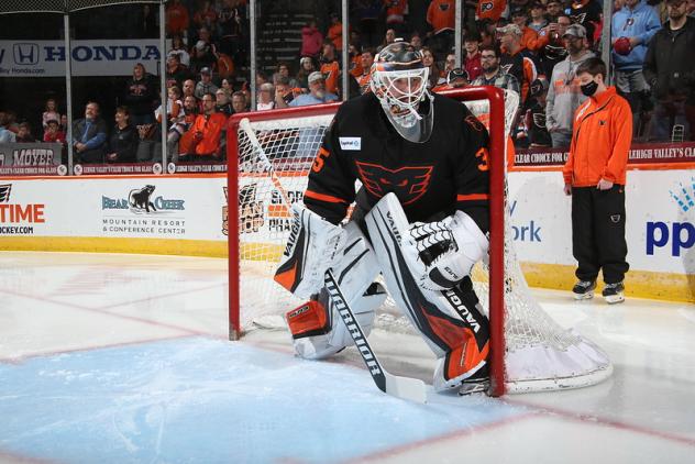 Lehigh Valley Phantoms goaltender Pat Nagle